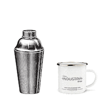 Mug Shaker Sticker by Industria Design