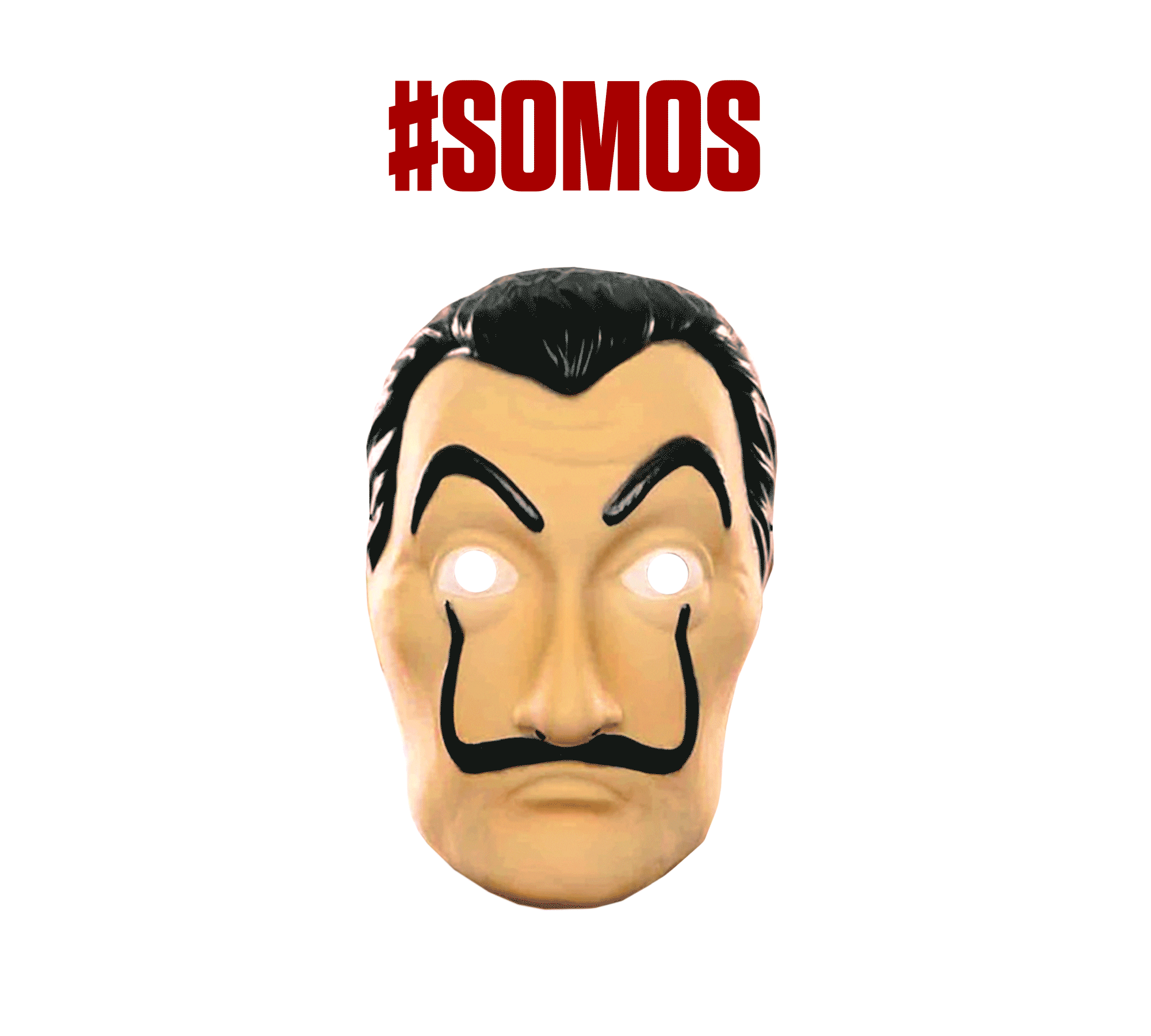 la casa de papel mask Sticker by NetflixPT