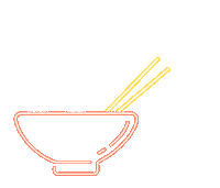 yataimarket neon mask dragon china Sticker