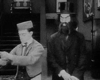 cussing so cute buster keaton GIF by Maudit