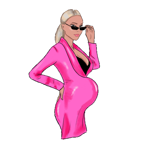 Baby Mom Sticker by The Skinny Confidential