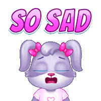 Sad Cry Baby Sticker by Lucas and Friends by RV AppStudios
