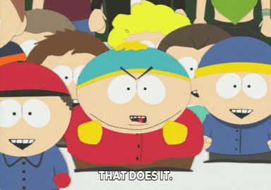 angry eric cartman GIF by South Park 