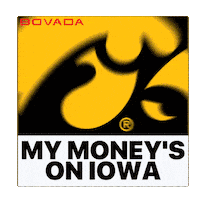 Iowa Hawkeyes Ui Sticker by Bovada