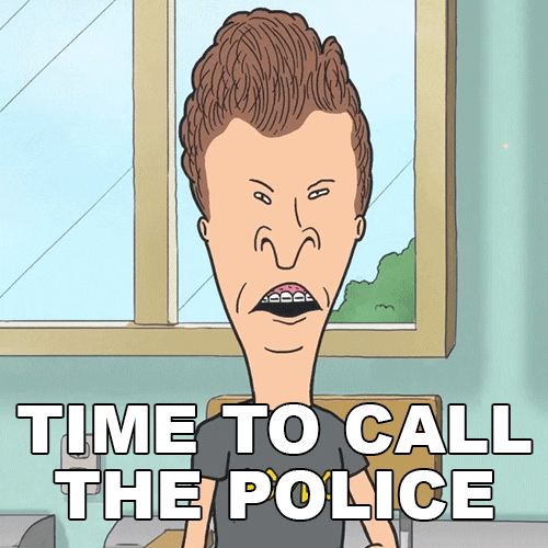 Call 911 Beavis And Butthead GIF by Paramount+