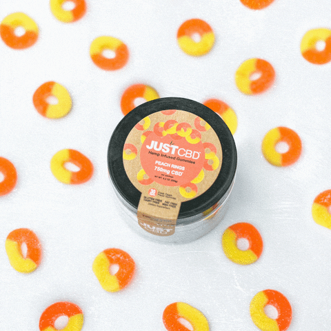 JustCBD relax cbd gummy gummies GIF