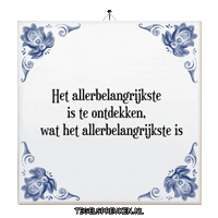 Focus Wijsheid Sticker by Tegelspreuken.nl