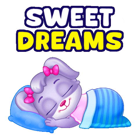 Sleepy Good Night Sticker by Lucas and Friends by RV AppStudios