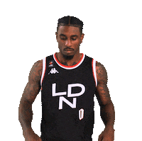 thelondonlions basketball london lions point down Sticker