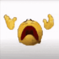 Sad Yellow Face GIF