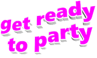 party text Sticker