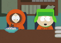 kyle broflovski eating GIF by South Park 