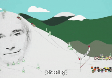 race sledding GIF by South Park 
