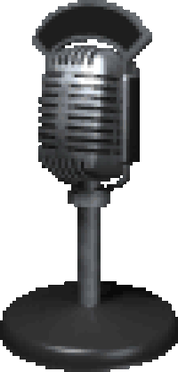 microphone STICKER