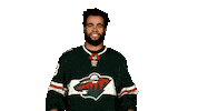 Swipe Up Jordan Greenway Sticker by Minnesota Wild