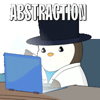 Penguin Working Sticker by Pudgy Penguins