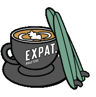Coffee Time Sticker by Expat Roasters