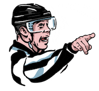 Nilsyohan hockey nhl out referee Sticker
