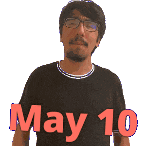 May 10 Sticker