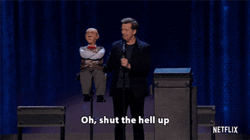 Netflix Shut Up GIF by Jeff Dunham