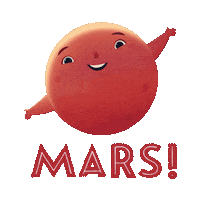 Mars Sticker by Stacy McAnulty