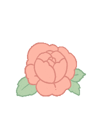 cremefleurs pink flower aesthetic rose Sticker