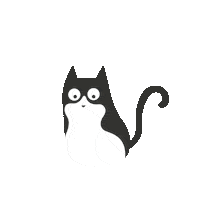Cat Christmas Sticker by yip yips