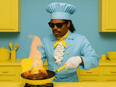On Fire Cooking GIF by Jukebox Saints