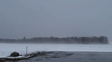 Snow Blows in Northern Maine