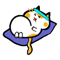 Sit Up Fitness Sticker by Poku Meow