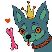 Dog Love Sticker