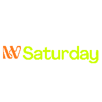 Saturday Sticker by Modern Visuals