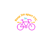 Six Feet Bike Sticker by The City of Calgary