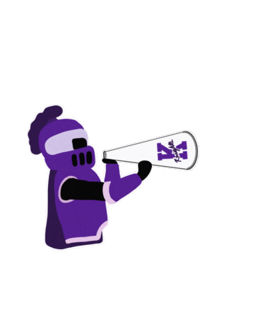 Knights Megaphone Sticker