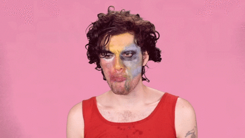 spit take GIF by PWR BTTM