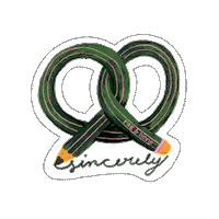 Pencil Pretzel Sticker by rag & bone