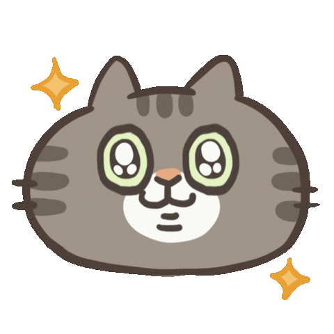 catlifesquarefish giphyupload cat 貓 tabby cat Sticker