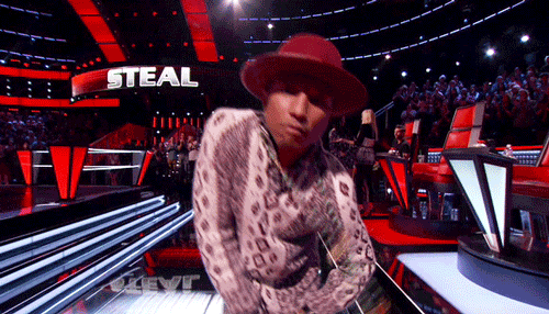 pharrell williams dance GIF by The Voice