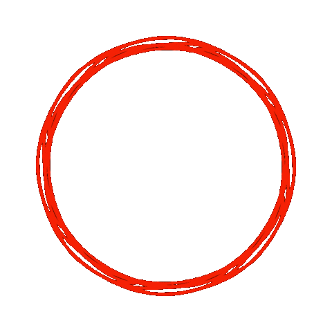 Tapping Look Here Sticker by Demic