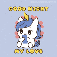 Good Night My Love Bu GIF by Brave Unicorn