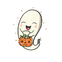 Halloween Ghost Sticker