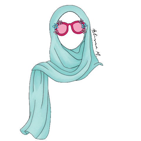 Scarf Tudung Sticker by Artisan Malaysia