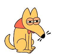 Dog Bird Sticker by Jason Clarke