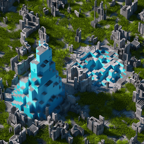 loop 3d GIF by philiplueck