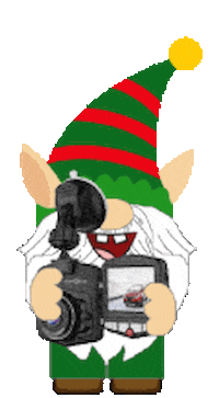 Santas Elves Christmas Sticker