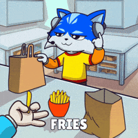 Working Fast Food GIF by Toshithecat