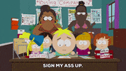butters stotch children GIF by South Park 