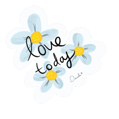monpaloch giphyupload love flowers daisy Sticker