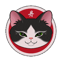 Cat Japan Sticker
