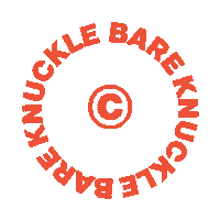 BareKnuckleCC copyright bare knuckle bareknuckle Sticker